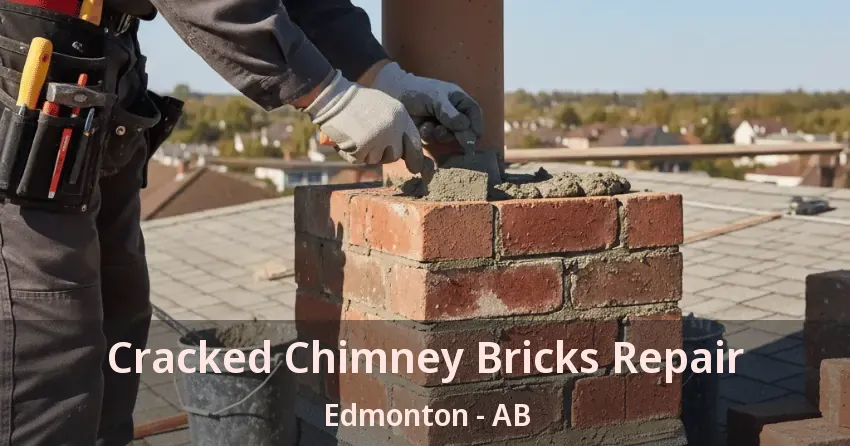 Cracked Chimney Bricks Repair Edmonton - AB