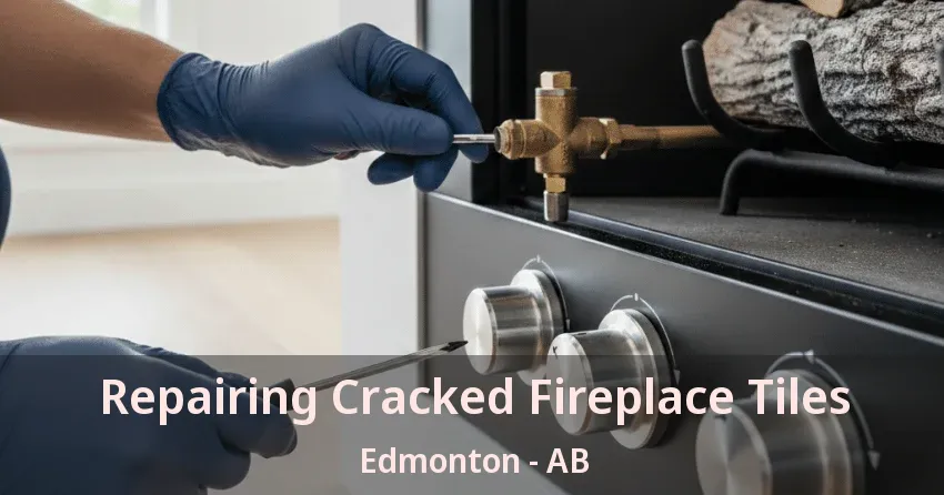 Repairing Cracked Fireplace Tiles Edmonton - AB